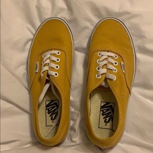 Yellow Authentic Vans